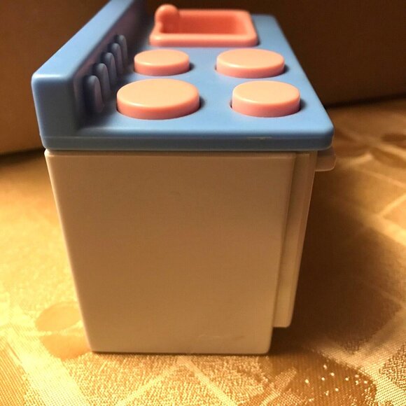 Miniature Little Tikes Kitchen Set Toy For Kids Blue & Pink Plastic - Picture 4 of 7